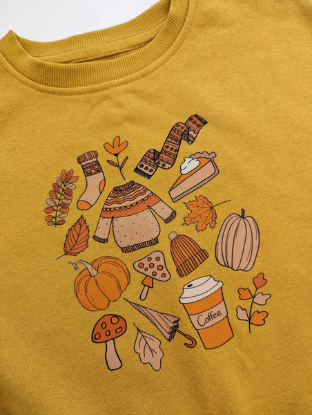 Autumn Doodle Sweater- Adult sizes
