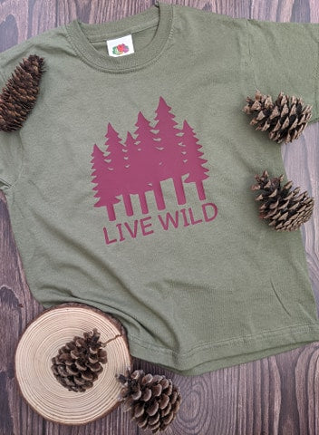 3-4 year Live Wild Tshirt