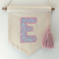 Embroidered Initial Hanger
