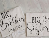 I'm Going To Be A Big Sister/Brother Tshirt